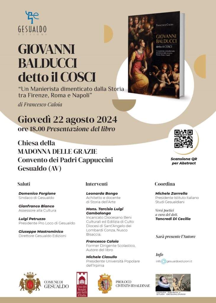 Presentazione del libro “Giovanni Balducci detto il COSCI” di Francesco Caloia